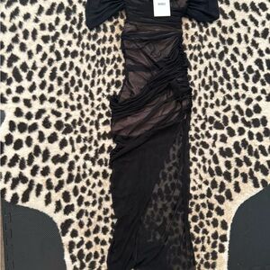 Nookie - Dita Mesh Gown In Black S